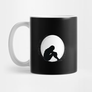 Trapped in a hole Mug